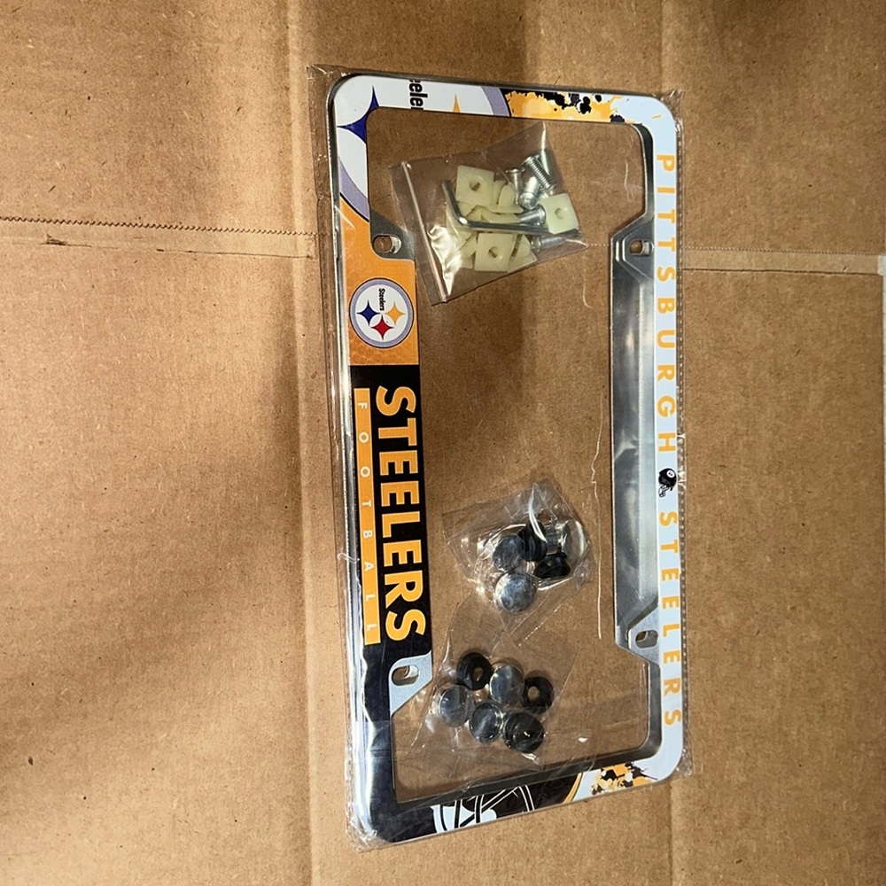 License plate frame for STEELERS